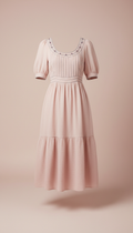 Soft Blush Day Dress